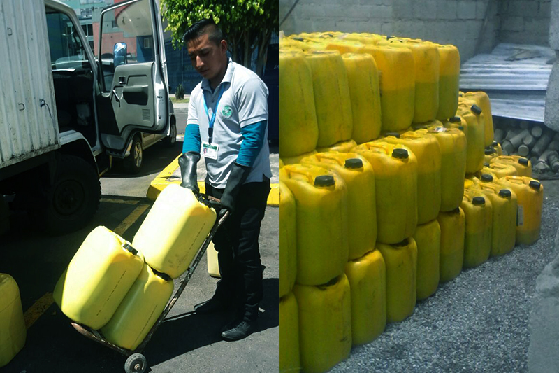Transporte aceite usado
